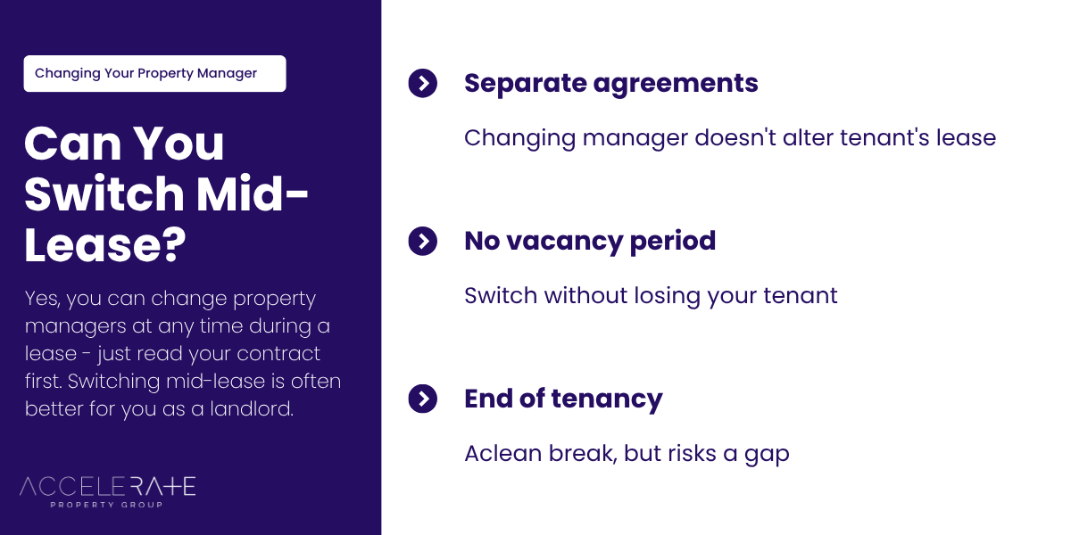 changing property manager mid lease